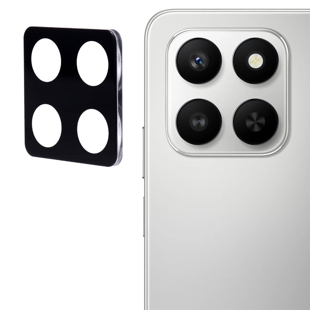 Beschermfolie Techsuit voor de achtercamera voor Honor 400 Smart 4G / X7d 4G / 400 Smart 5G, Gehard Glas, Zwart