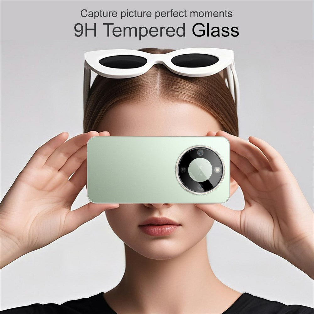 Techsuit Rear Camera Protection Film for Honor Magic8 Lite, Tempered Glass, Black