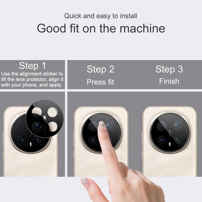 Schutzfolie Techsuit für die Rückkamera des Honor Magic8 Pro, gehärtetes Glas, Schwarz
