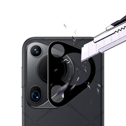 Beschermfolie Techsuit Achtercamera voor Huawei Pura 70 Ultra, Gehard Glas, Zwart
