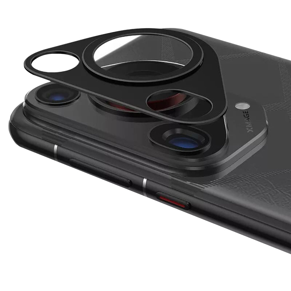 Beschermfolie Techsuit Achtercamera voor Huawei Pura 70 Ultra, Gehard Glas, Zwart