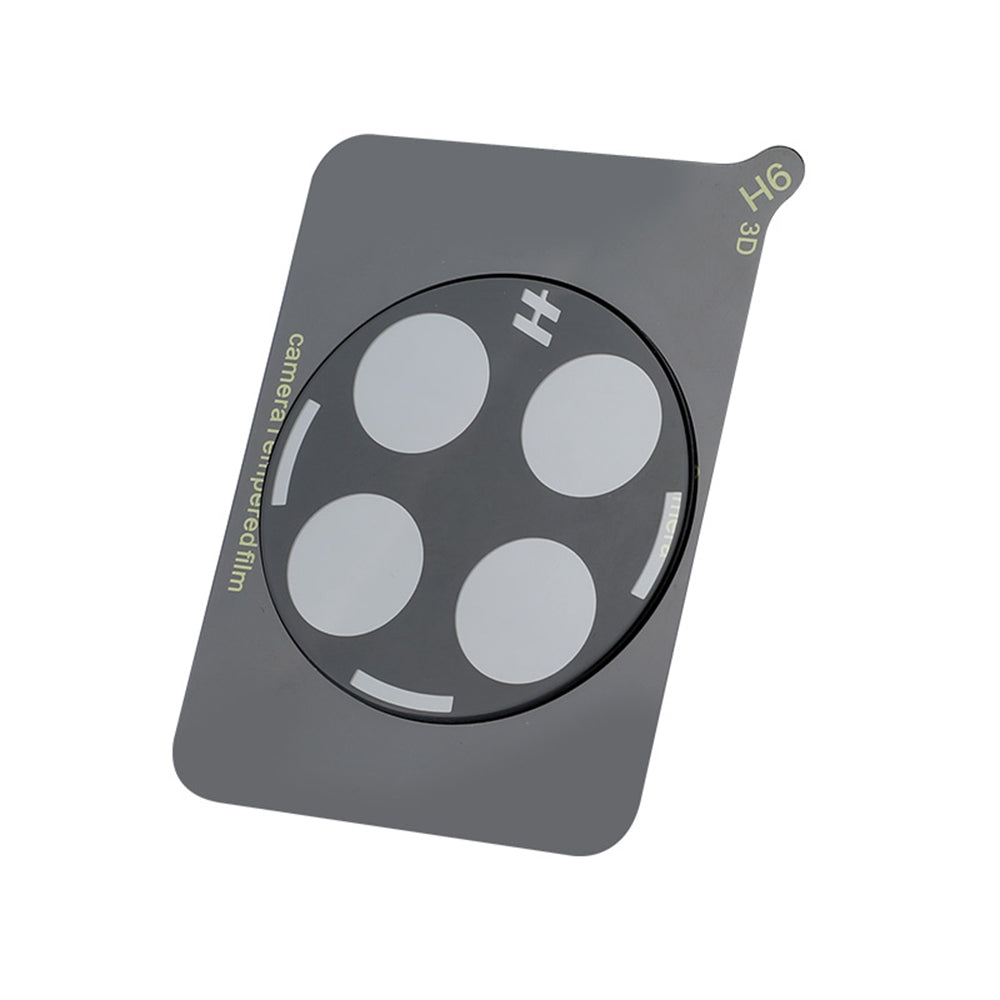 Techsuit Achtercamera Beschermfolie voor OnePlus 12, Gehard Glas, Zwart