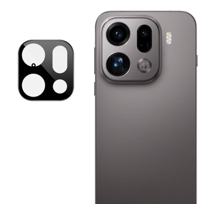 Schutzfolie Techsuit für die Rückkamera des Oppo Find X9 Pro, gehärtetes Glas, Schwarz