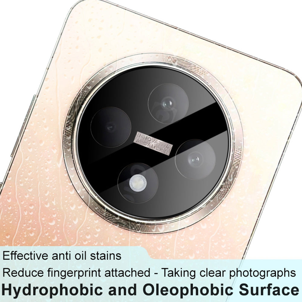 Film de protection pour caméra arrière Techsuit pour Oppo Reno12 FS 5G / Reno12 FS 4G / Reno12 F 4G / Reno12 F, Verre trempé, Noir