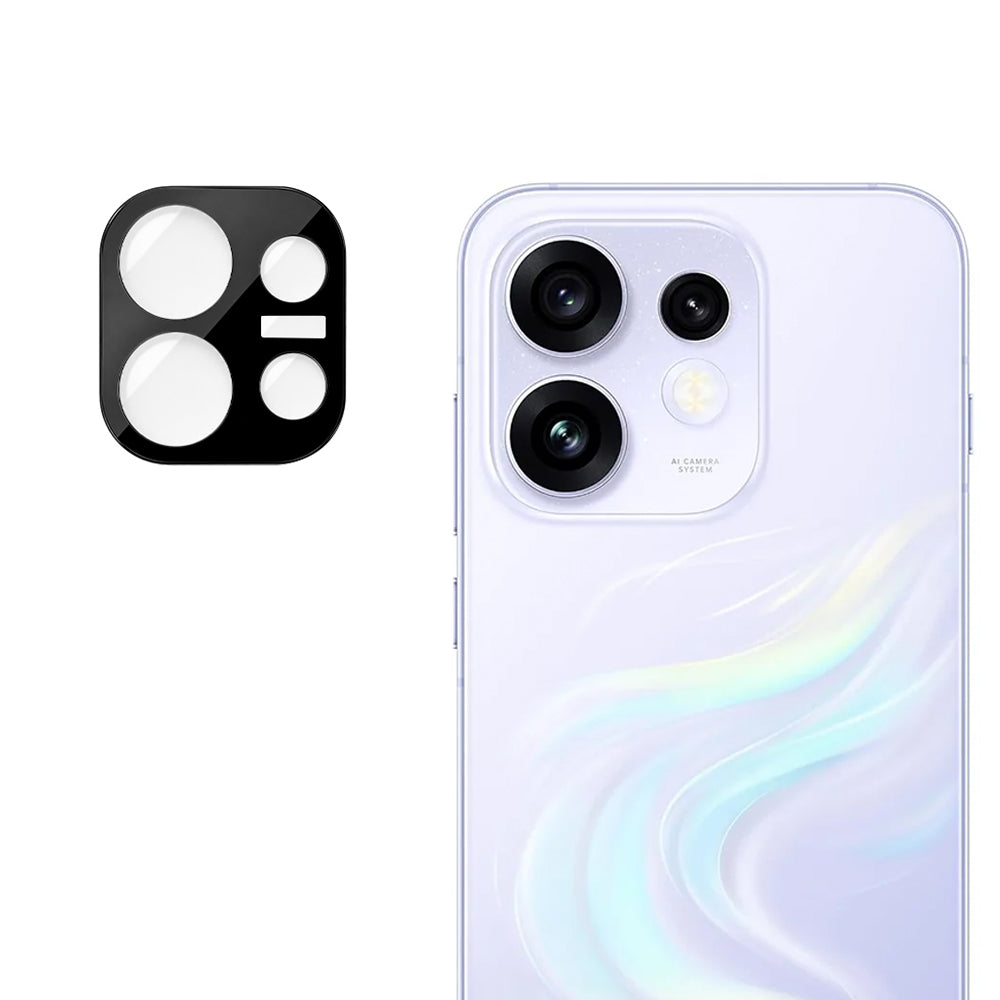 Film de protection pour caméra arrière Techsuit pour Oppo Reno16, Verre trempé, Noir