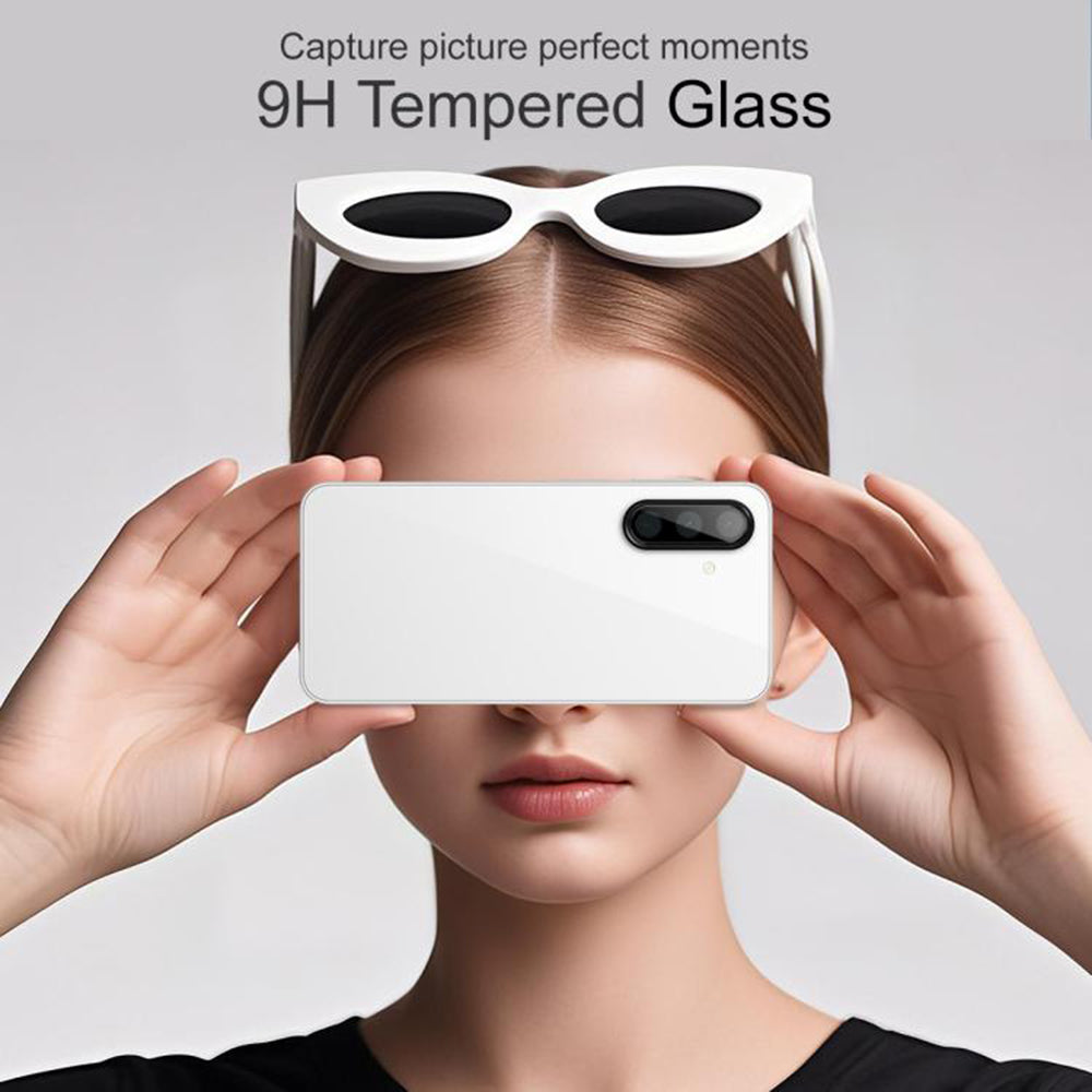 Techsuit Achtercamera Beschermfolie voor Samsung Galaxy A17 4G / A17 5G, Gehard Glas, Zwart