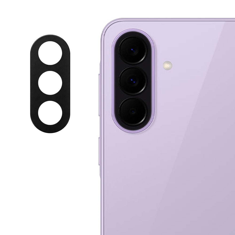 Beschermfolie Techsuit voor de achtercamera van Samsung Galaxy A37 5G, Gehard Glas, Zwart