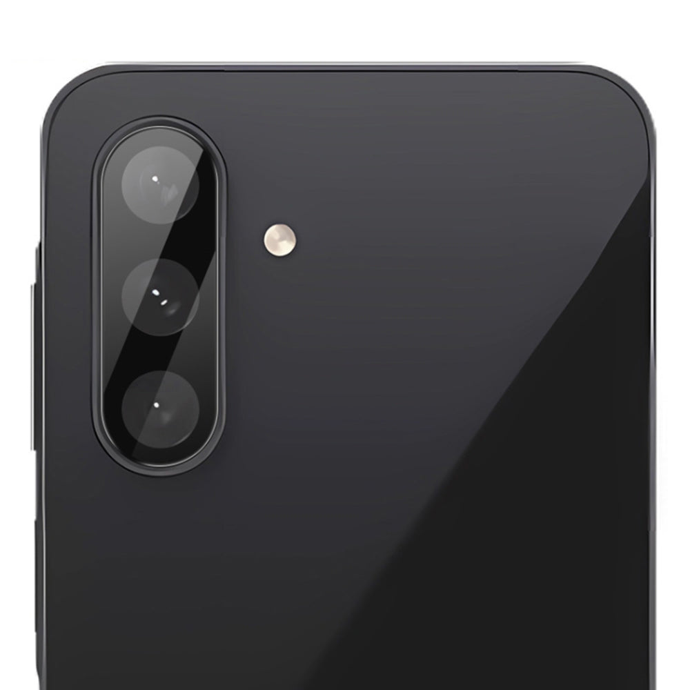 Beschermfolie Techsuit voor de achtercamera van Samsung Galaxy A37 5G, Gehard Glas, Zwart