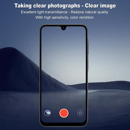 Beschermfolie Techsuit voor de achtercamera van Samsung Galaxy A37 5G, Gehard Glas, Zwart