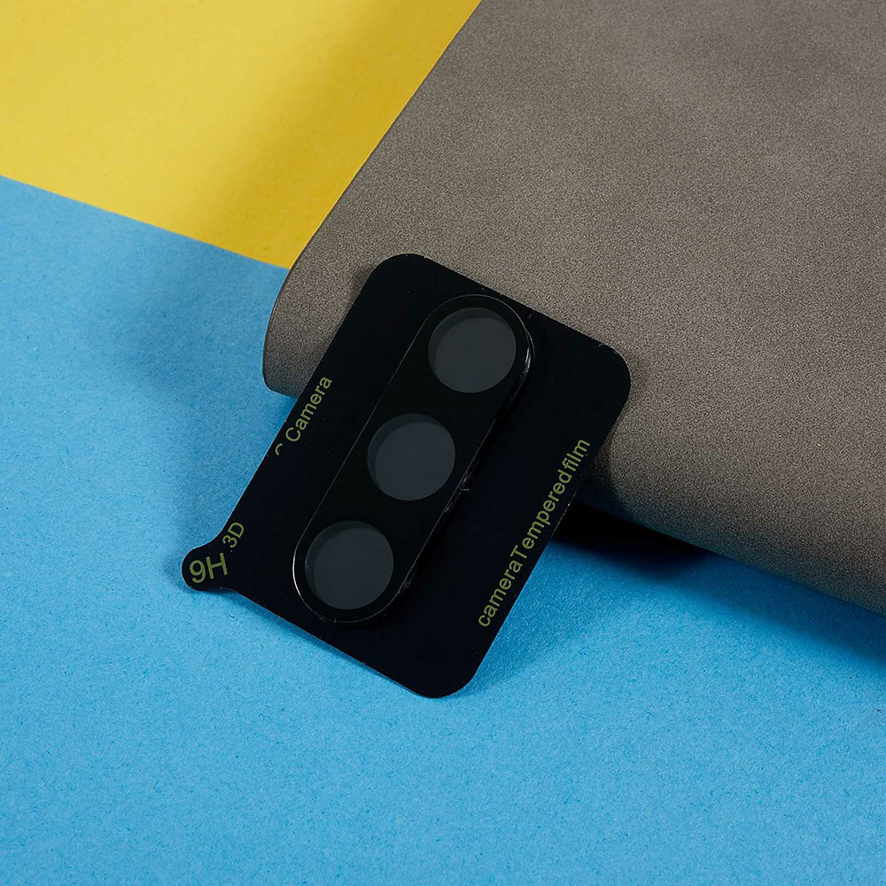 Beschermfolie Achtercamera Techsuit voor Samsung Galaxy S26, Gehard Glas, Zwart