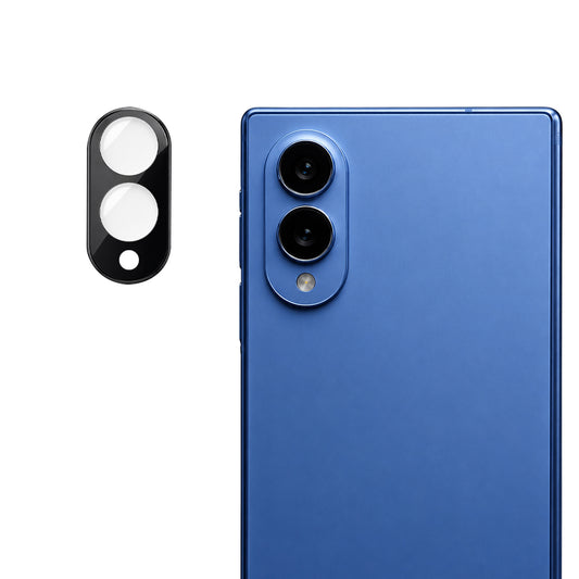 Film de protection pour caméra arrière Techsuit pour Samsung Galaxy Z Fold8 F976, Verre trempé, Noir