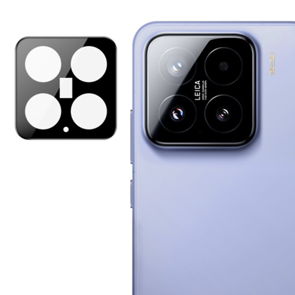 Techsuit Achtercamera Beschermfolie voor Xiaomi 15, Gehard Glas, Zwart