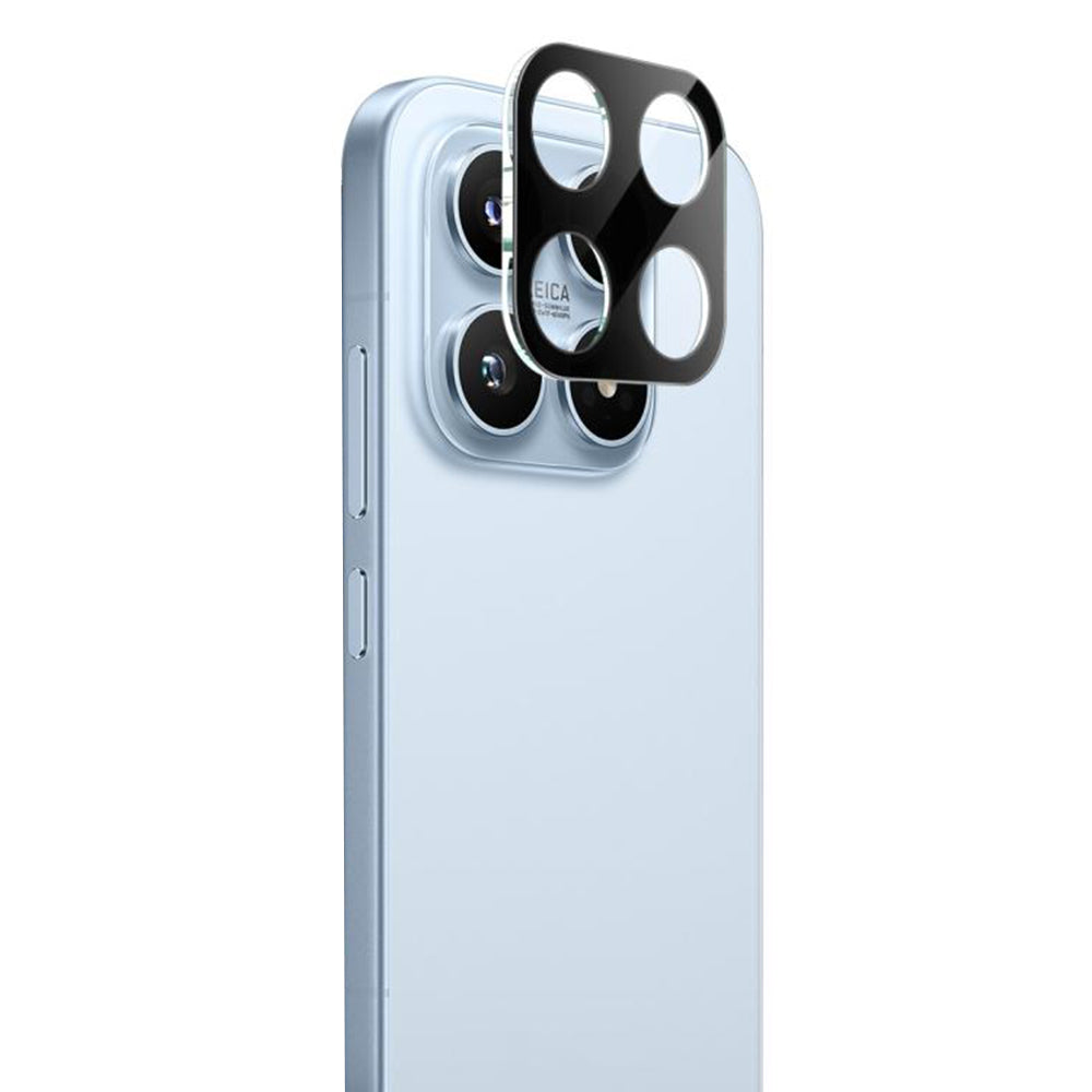 Beschermfolie Techsuit Achtercamera voor Xiaomi 17, Gehard Glas, Zwart