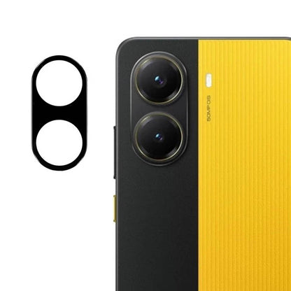 Techsuit Achtercamera Beschermfolie voor Xiaomi Poco X7 Pro, Gehard Glas, Zwart