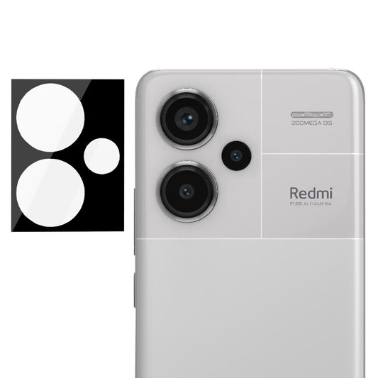Techsuit Achtercamera Beschermfolie voor Xiaomi Redmi Note 13 Pro+, Gehard Glas, Zwart