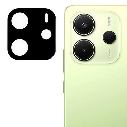 Techsuit Achtercamera Beschermfolie voor Xiaomi Redmi Note 14 4G (Regionaal), Gehard Glas, Zwart
