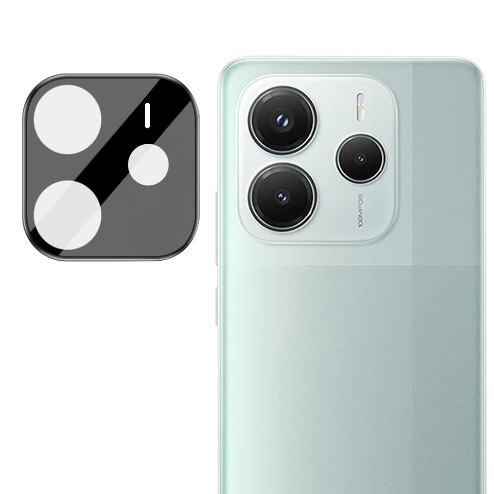 Techsuit achtercamera beschermfolie voor Xiaomi Redmi Note 14 5G, gehard glas, zwart
