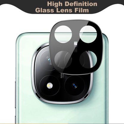 Film de protection pour caméra arrière Techsuit pour Xiaomi Redmi Note 14 Pro+ 5G, Verre trempé, Noir