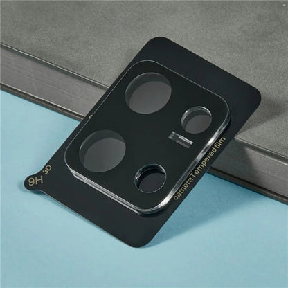 Techsuit Rückkamera-Schutzfolie für Xiaomi Redmi Note 14S, gehärtetes Glas, schwarz