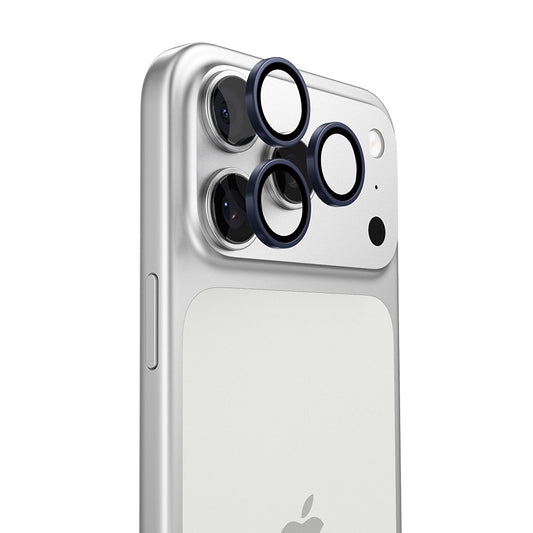 Film de protection pour caméra arrière Torras Lensguard pour Apple iPhone 17 Pro Max / 17 Pro, Verre trempé, Bleu