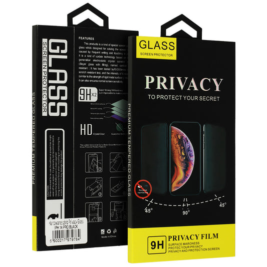 OEM Privacy Screen Protector voor Samsung Galaxy S22 Ultra 5G S908, beschermend glas, randlijm 