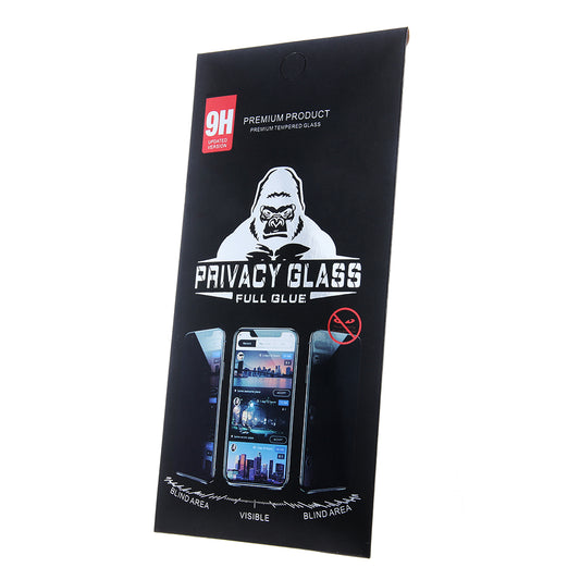 OEM Privacy Screen Protector voor Samsung Galaxy A02s A025G / M02 M022 / M12 M127 / A02 A022 / A12 A125, Privacy Glas, Volledig Gelijmd