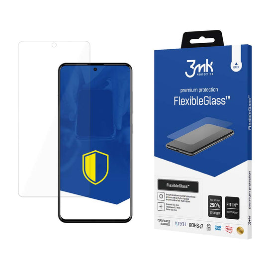 3MK FlexibleGlass schermbeschermfolie voor Samsung Galaxy A52s 5G A528 / A52 5G A526 / A52 A525, Flexibel glas, Volledige lijm