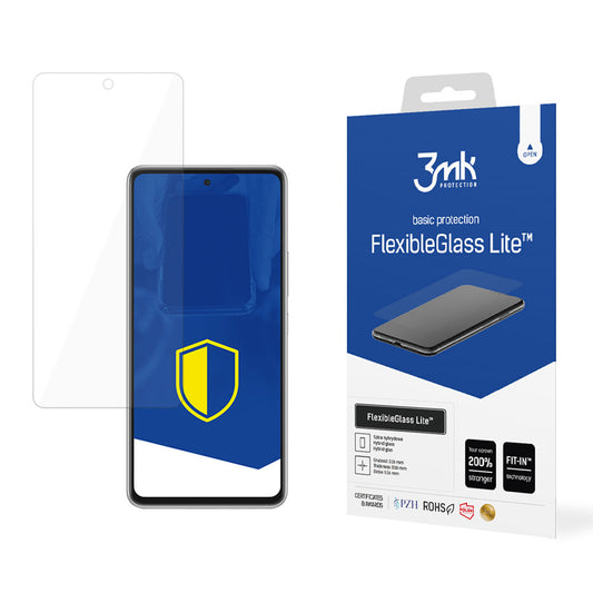 3MK Screen Protector voor Samsung Galaxy A53 5G A536, Flexibel Glas, Volledig Gelijmd