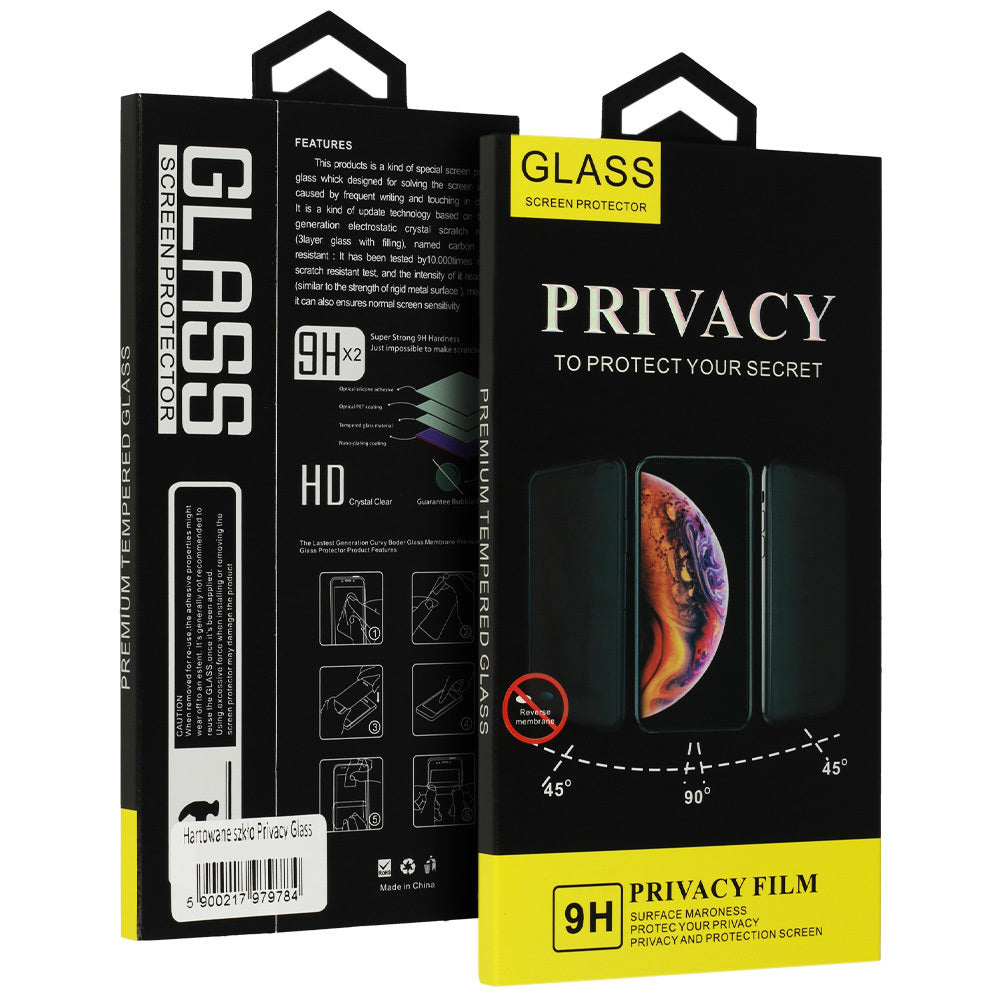 Screen Protector OEM privacy glas voor Samsung Galaxy A54 A546, volledige lijm, privacy glas