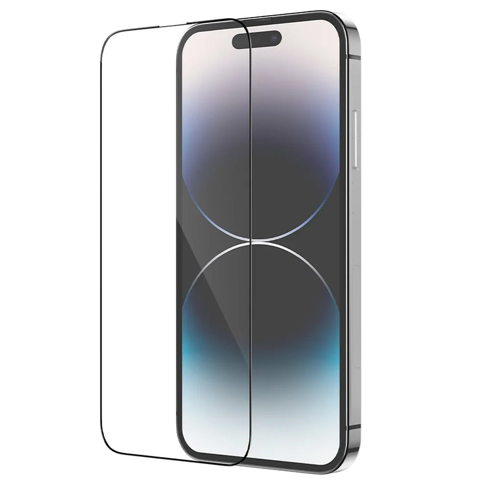 Schutzfolie HOCO für Apple iPhone 14 Pro Max, gehärtetes Glas, Full Glue, Set 25 Stück, Schwarz