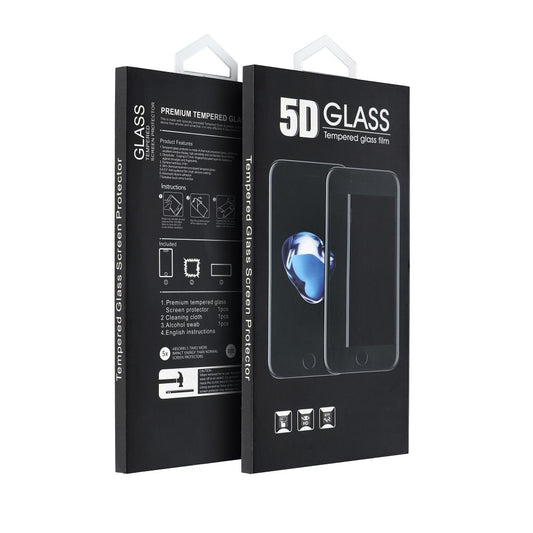 OEM Schermbeschermer voor Xiaomi 13T Pro / 13T, Glas Afgeschermd, Vol Lijm, 5D, Zwart