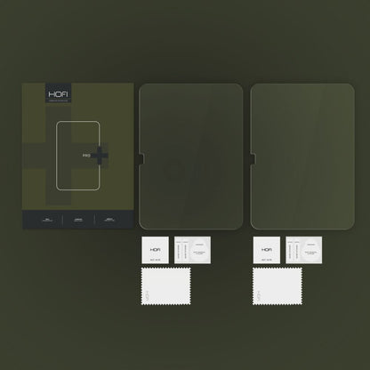 HOFI PRO+ Displayschutzfolie für Apple iPad (2025) / (2022), gehärtetes Glas, Full Glue, 2er Set