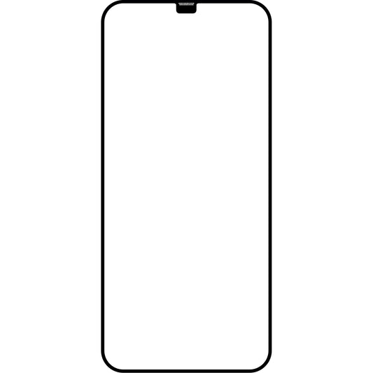OEM Displayschutzfolie mit automatischer Ausrichtung für Apple iPhone 12 Pro, gehärtetes Glas, Vollkleber, 5D, Schwarz