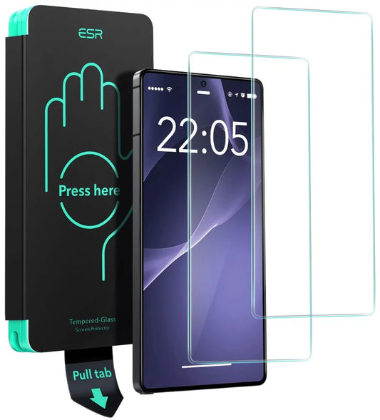 ESR schermbeschermfolie voor Samsung Galaxy S25 Ultra S938, Gehard Glas, Volledige Lijm, Set van 2 stuks