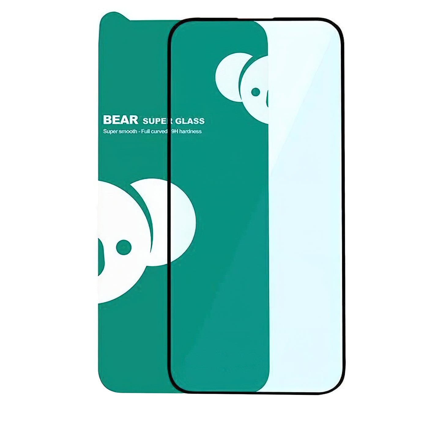 Bear Super Hard Screen Protector for Apple iPhone 18 Pro Max / 17 Pro Max / 16 Pro Max, Tempered Glass, Full Glue, 3D, Black