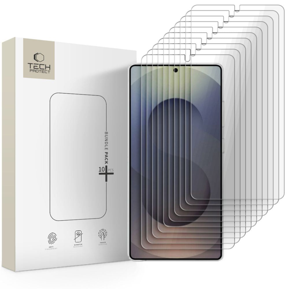 Schutzfolie Tech-Protect für Samsung Galaxy S26 Ultra S948, Gehärtetes Glas, Vollverklebung, Set 10 Stück