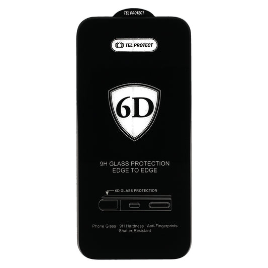OEM schermbeschermfolie voor Samsung Galaxy S26 Plus S947, gehard glas, volledige lijm, 6D, zwart