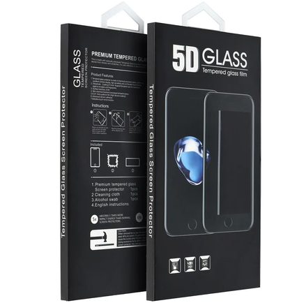 Film de protection d'écran OEM pour Motorola Moto G57 / G67 Power / G57 Power, Verre trempé, Collage complet, 5D, Noir