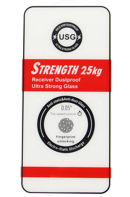 OEM Ultra Strong 25KG schermbeschermfolie voor Samsung Galaxy S25 Ultra S938, gehard glas, full glue, 2.5D, zwart