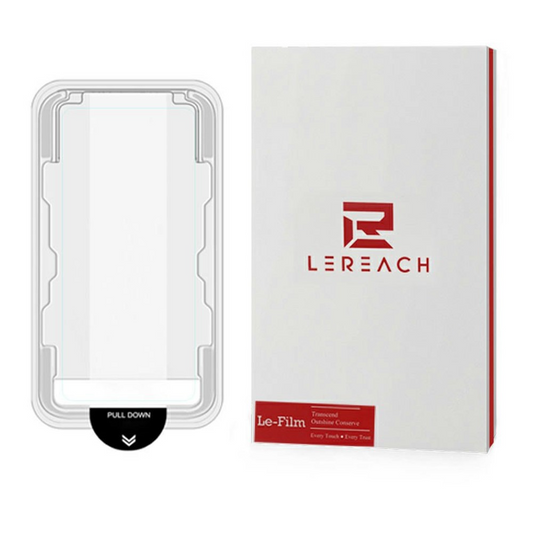 Lereach schermbeschermfolie voor Xiaomi Redmi Note 15 Pro 5G, gehard glas, volledige lijm, zwart