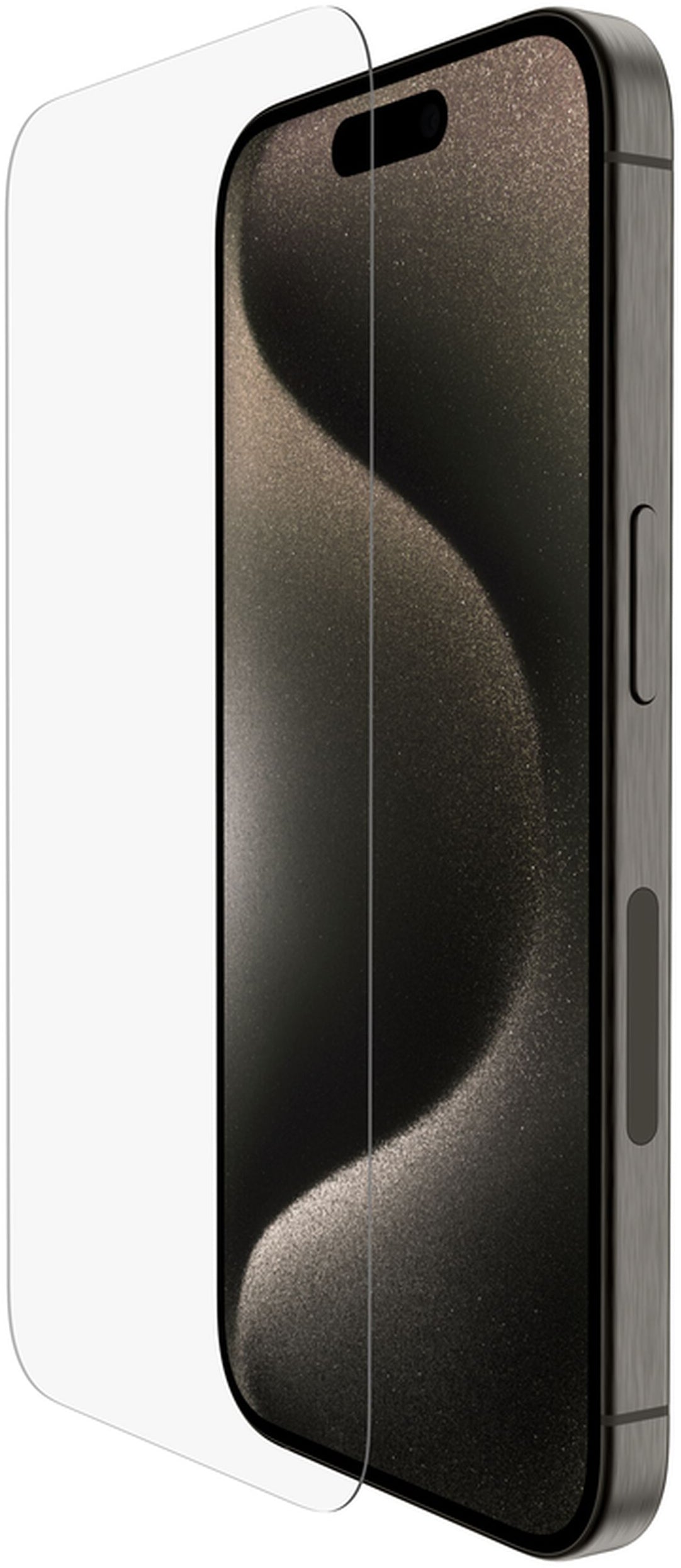 Film de protection d'écran Belkin ScreenForce TemperedGlass pour Apple iPhone 15 Pro, Verre trempé, Full Glue OVA137zz