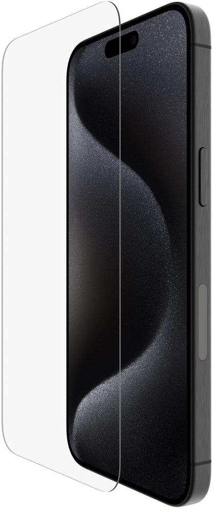 Belkin ScreenForce UltraGlass 2 schermbeschermer voor Apple iPhone 15 Pro Max, gehard glas, Full Glue OVA134zz