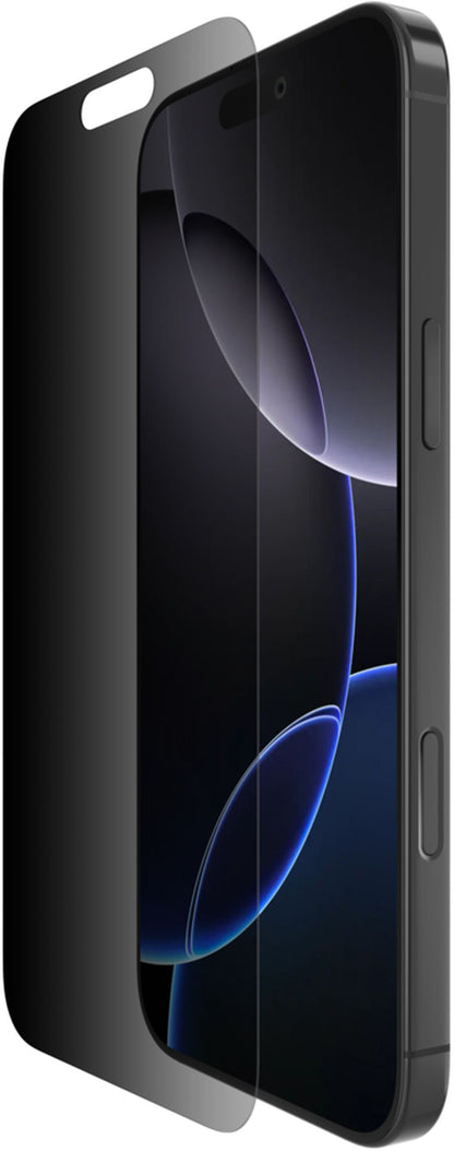 Privacy Screen Protector Folie Belkin ScreenForce InvisiGlass voor Apple iPhone 16 Pro Max, Gehard Glas, Full Glue OVA170hq