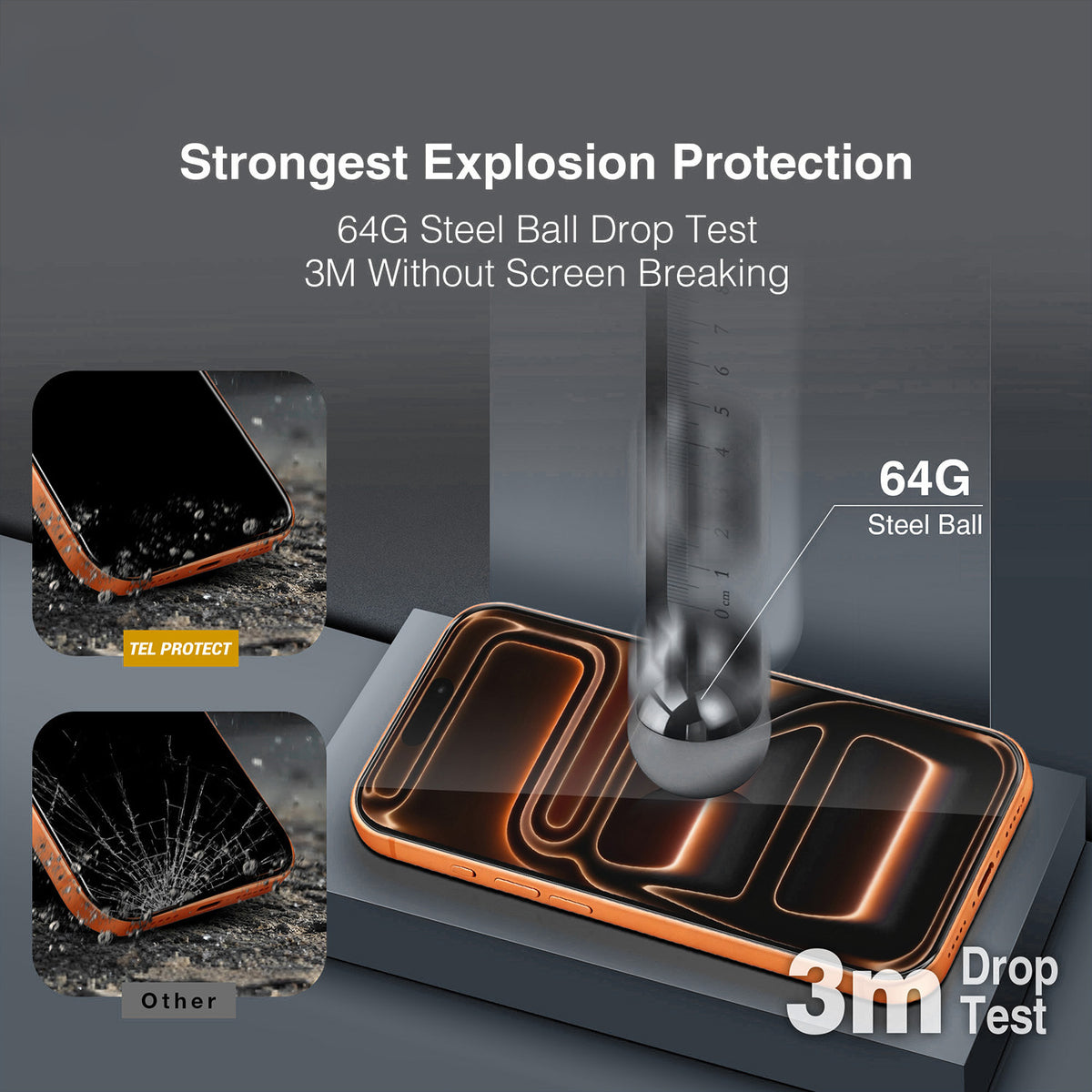 Tel Protect 10X HD DLC Diamond Coating-schermbeschermer voor Samsung Galaxy S26 Ultra S948, gehard glas, volledige kleeflaag, zwart
