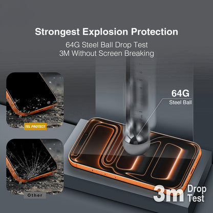 Tel Protect 10X HD DLC Diamond Coating-schermbeschermer voor Samsung Galaxy S26 Ultra S948, gehard glas, volledige kleeflaag, zwart
