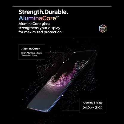 Schutzfolie Spigen GlastR Align Master Slim für Apple iPhone 17 Pro, gehärtetes Glas, Vollkleber, Set 3 Stück