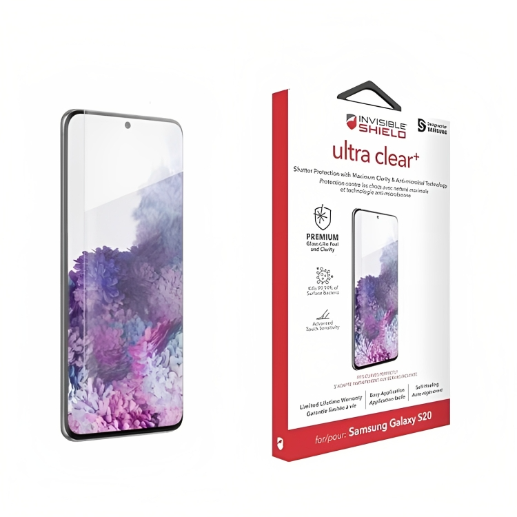 Schermbeschermer Zagg Ultra Clear+ voor Samsung Galaxy S20 G980, Plastic 200204858