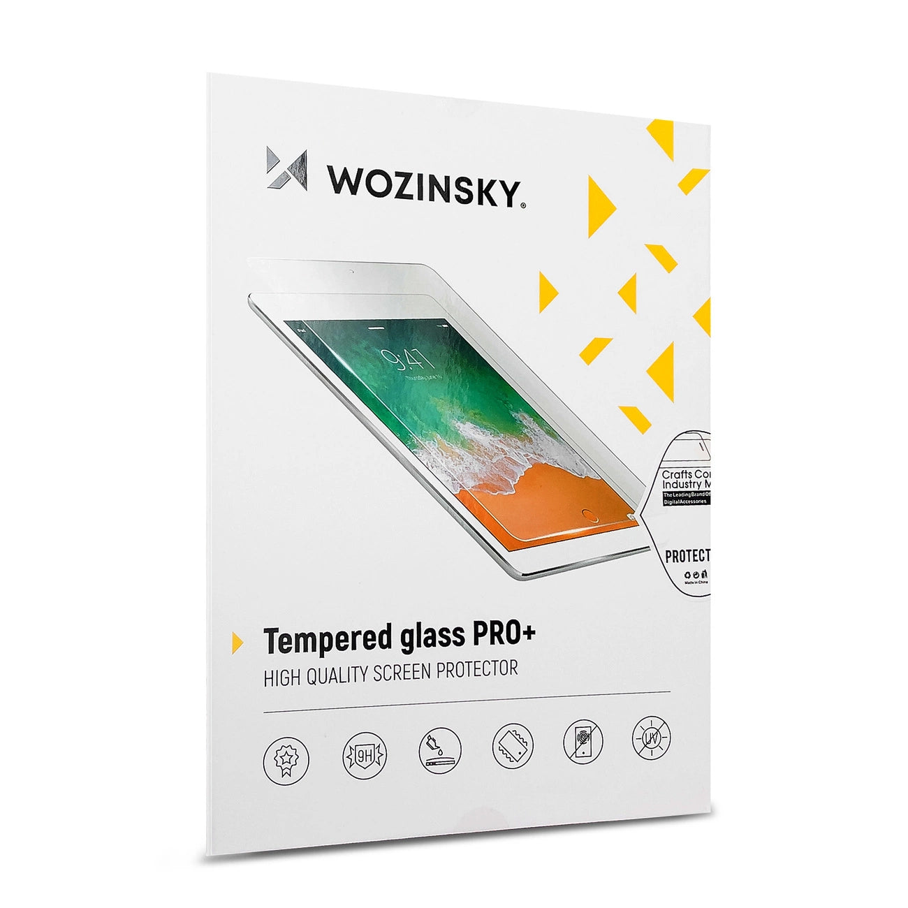 WZK Displayschutzfolie für Apple iPad Air 11 (2026) / Air 11 (2025), gehärtetes Glas, Full Glue