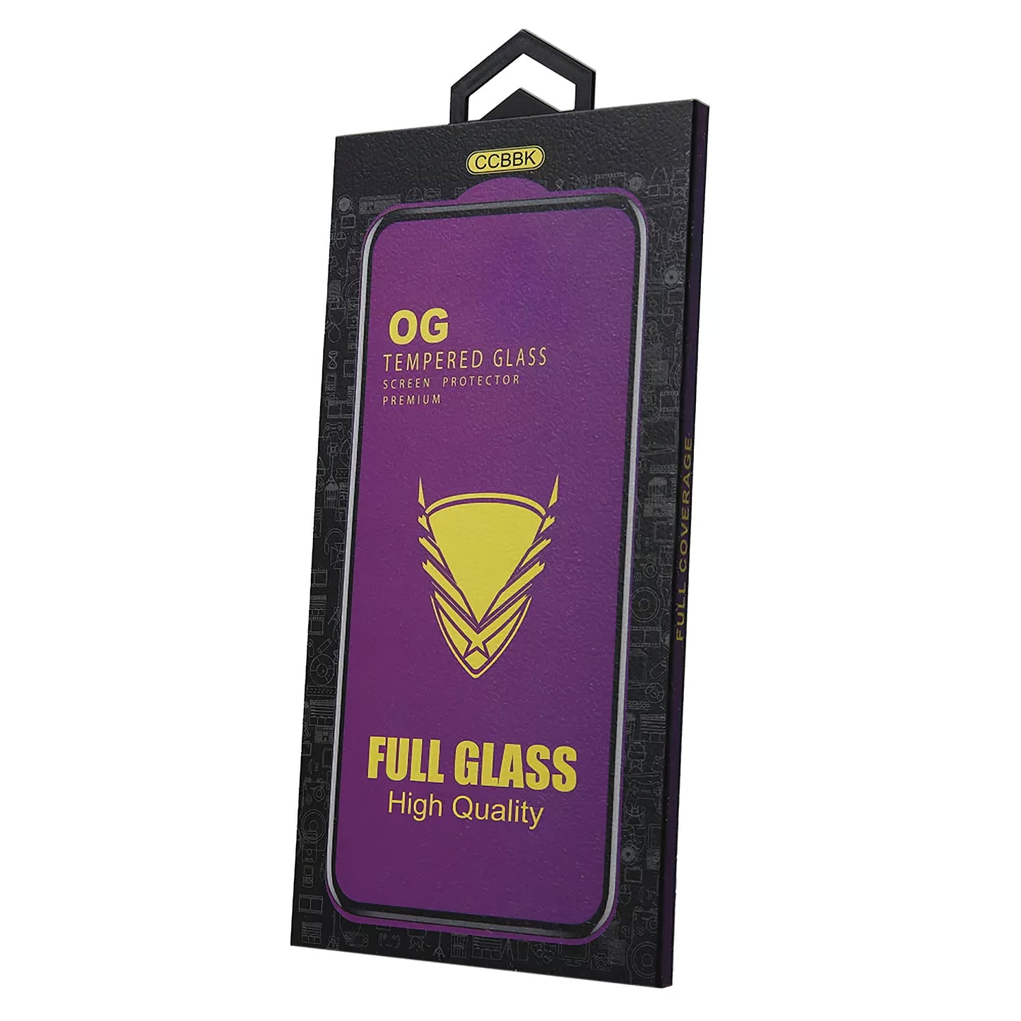 OEM OG Premium OG Premium Screen Protector for Xiaomi Redmi 13, Glass Shield, Full Glue, Black 