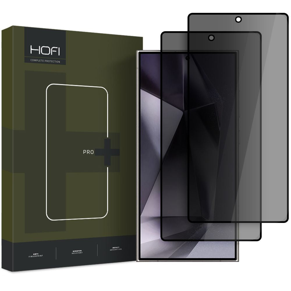 Privacy Screen Protector HOFI Glass PRO+ voor Samsung Galaxy S25 Ultra S938, Gehard Glas, Volledige Lijm, Set van 2 stuks